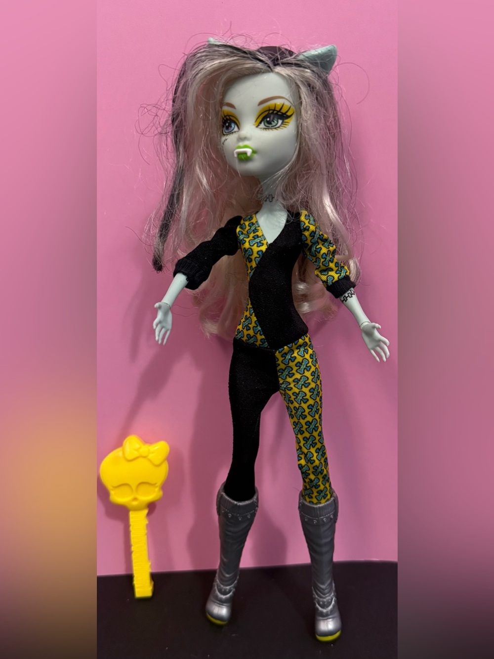 Monster High Freaky Fusion Frankie Stein Doll (Clawdeen Inspired) 2014